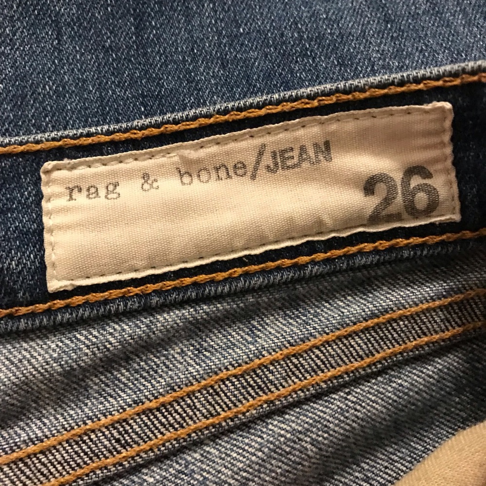 SOLD Rag & Bone The Dre Boyfriend in Indigo wash - Picture 2 of 8